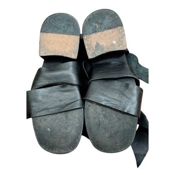 KULTDOMINI X HELEN LAWRENCE black shoes with large leather bows Size EU 40 - Picture 11 of 14